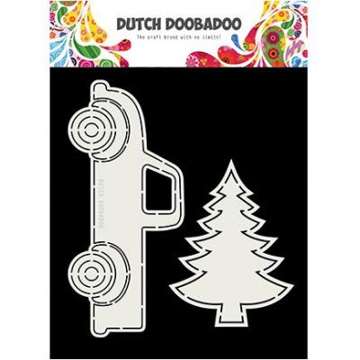 Dutch DooBaDoo Schablonen - Truck und Weihnachtsbaum